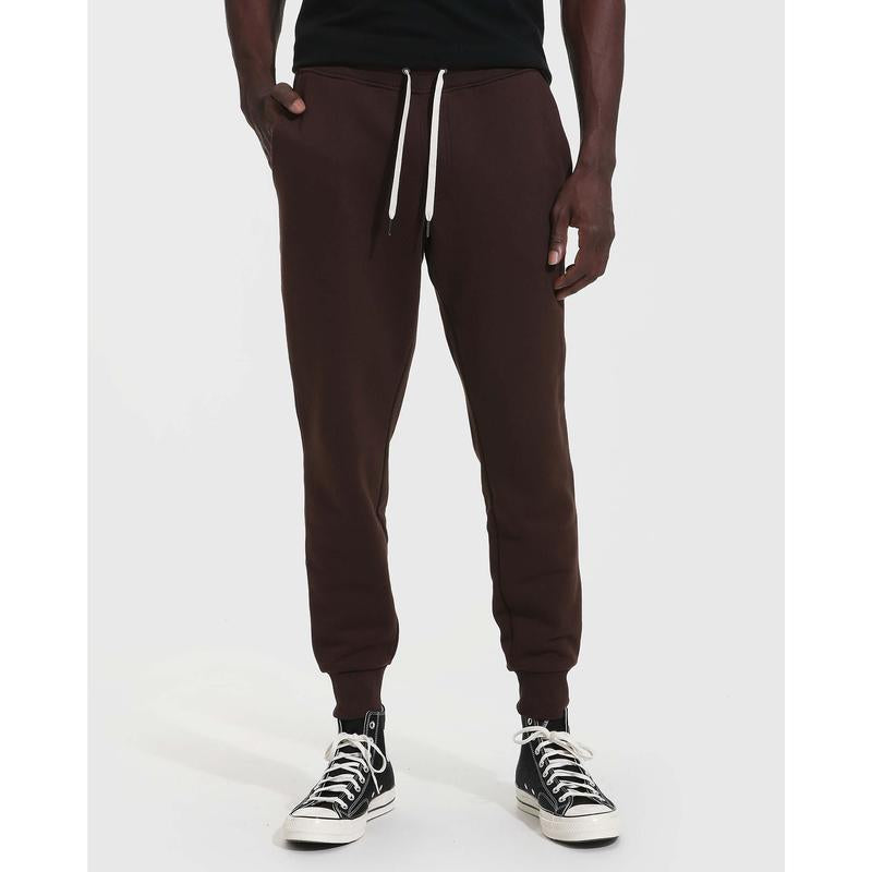 Dark Oak Fleece French Terry Joggers