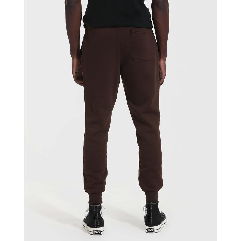 Dark Oak Fleece French Terry Joggers