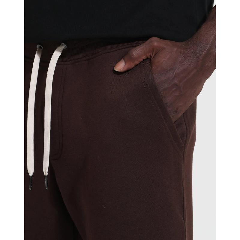 Dark Oak Fleece French Terry Joggers